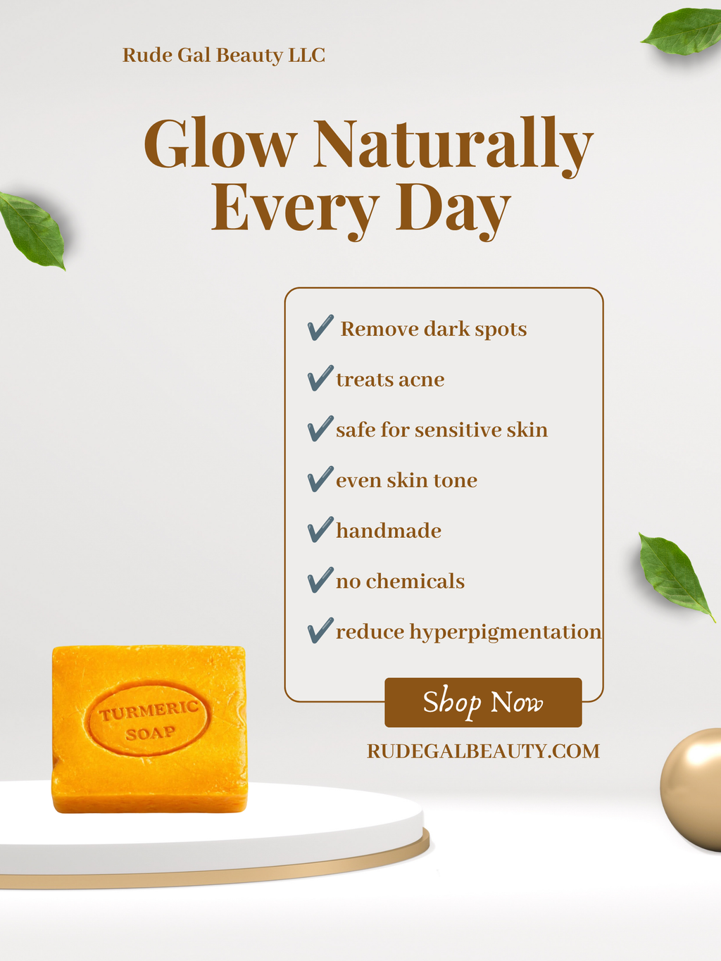 Turmeric Soap for face & body handmade 100% natural with raw shea butter cold press safe for sensitive skin treats acne reduce dark spots & hyperpigmentation for face & body