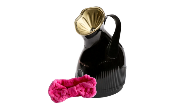 Hot Mist Steamer for face and hair warm mist portable sauna BLACK