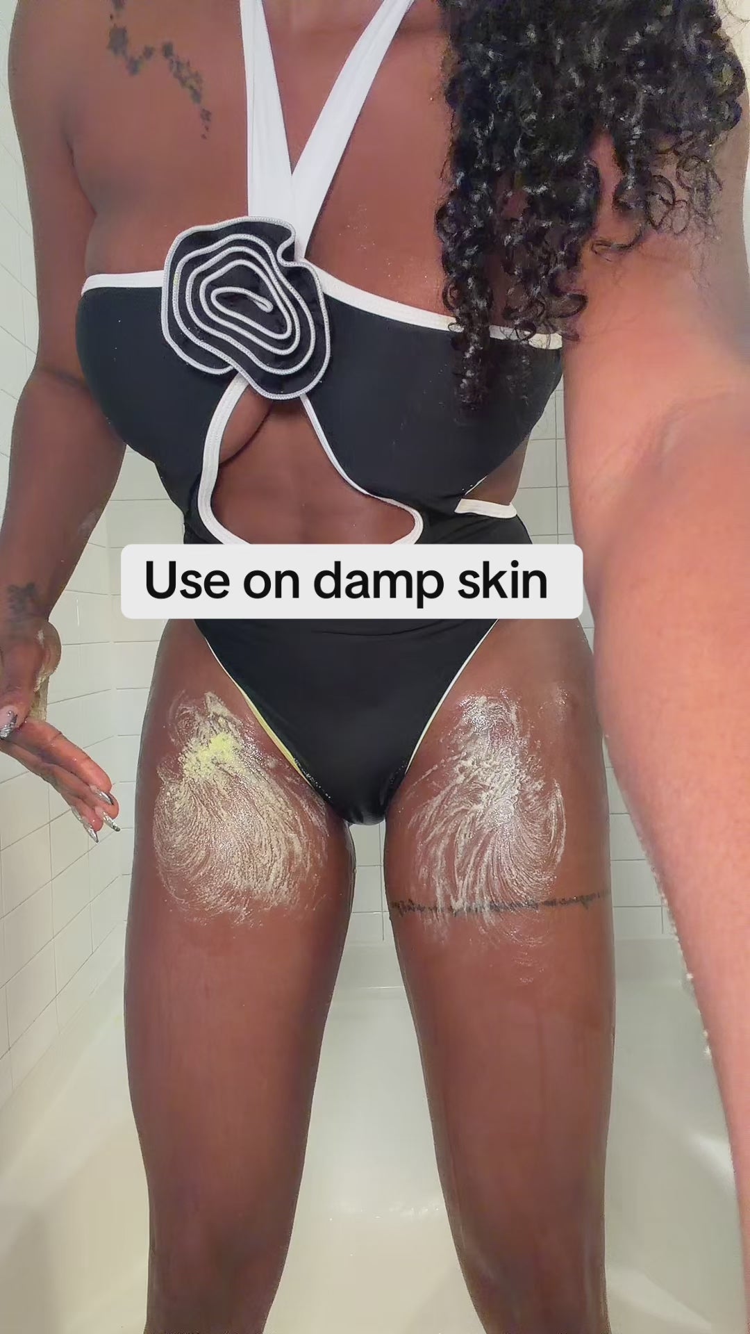 You Glow Girl Organic Turmeric Exfoliating Body Scrub made with raw honey brighten bikini line & dark underarms & remove razor bumps 10 0Z.