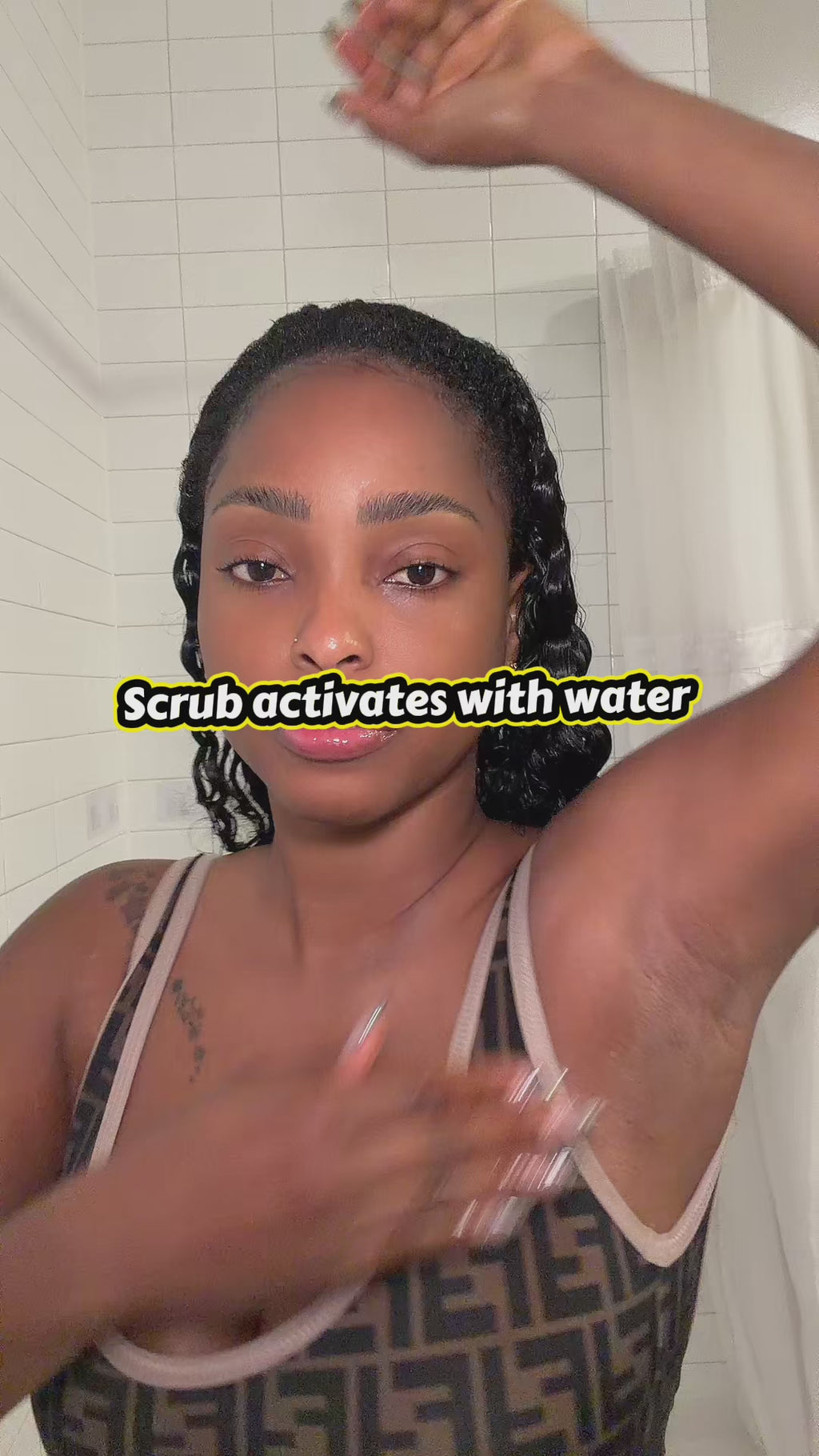You Glow Girl Organic Turmeric Exfoliating Body Scrub made with raw honey brighten bikini line & dark underarms & remove razor bumps 10 0Z.